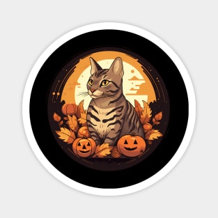 Bengal Cat Halloween, Cat Lover Magnet